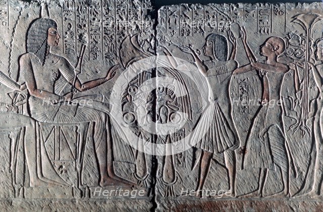 Ancient Egyptian relief, c1300 BC. Artist: Unknown