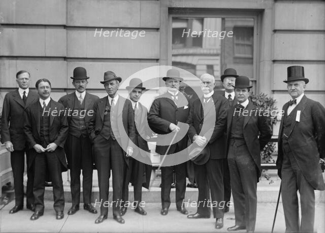 Navy League of The U.S. Group. Col. Robert Thompson, 4th from Right, 1917. Creator: Harris & Ewing.