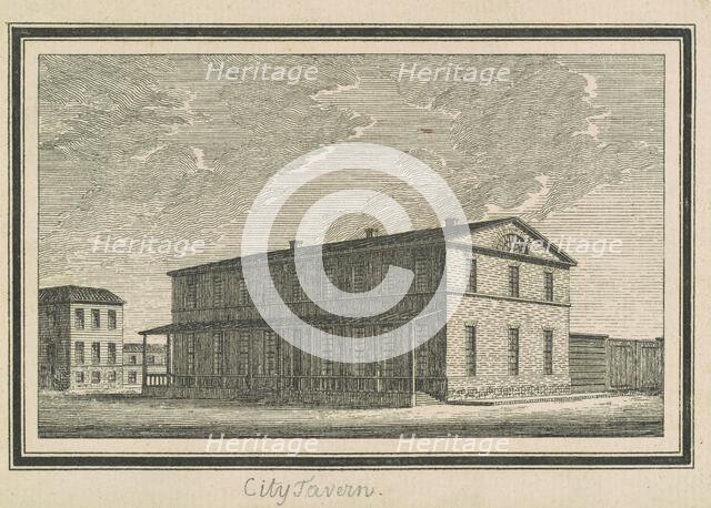 Esperanza, City Tavern, 1795. Creator: Charles Balthazar Julien Févret de Saint-Mémin.