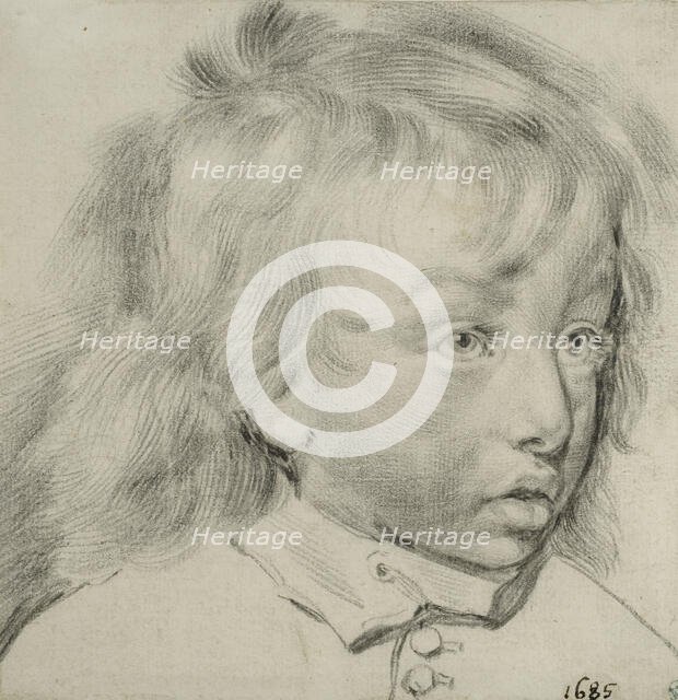 Head of a Boy. Creator: Cornelis de Visscher.