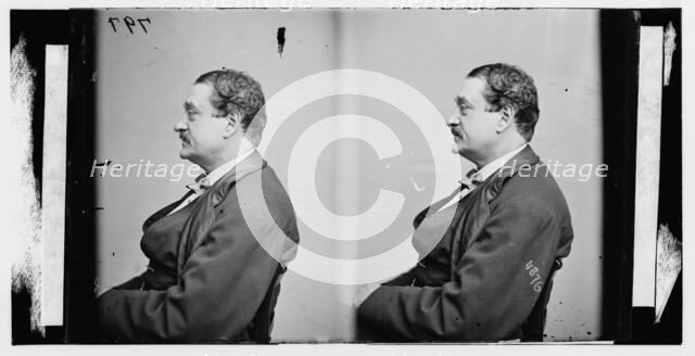 Brougham, John, actor, ca. 1860-1865. Creator: Unknown.