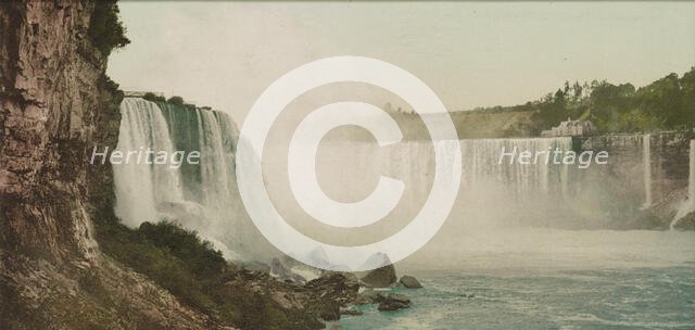 Niagara, general view from Cave of the Winds, ca 1900. Creator: Unknown.
