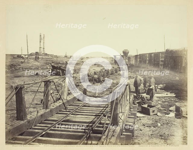 Ruins at Manassas Junction, March 1862. Creators: Barnard & Gibson, George N. Barnard, James F. Gibson.