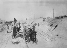 British & Chinese road b'ld'rs [i.e. builders], 11 Mar 1919. Creator: Bain News Service.