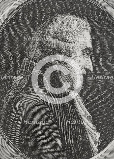 François Denis Tronchet, (1726-1806), French jurist, 1876.  Creator: Unknown.