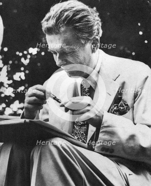 Aldous Leonard Huxley (1894-1963), English essayist and novelist, (c1950s?). Artist: Unknown