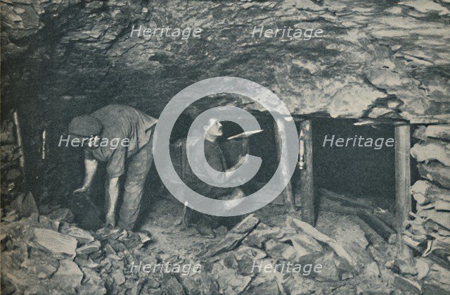 'Unselfconscious Heroes Who Toil in Danger's Face', c1935. Artist: Unknown.