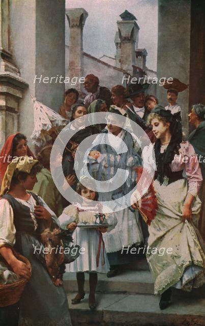 'A Venetian Christening Party', 1896, (c1930).  Creator: Henry Woods.
