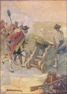'Clive Fired One of the Guns Himself', c1908, (c1920).  Artist: Joseph Ratcliffe Skelton.