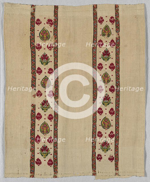 Fragment (from a Tunic), Egypt, Roman period (30 B.C.- 641 A.D.)/Arab period (641-969), 6th/7th... Creator: Unknown.