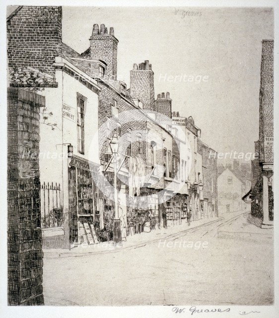 Duke Street, Chelsea, London, 1873. Artist: Walter Greaves