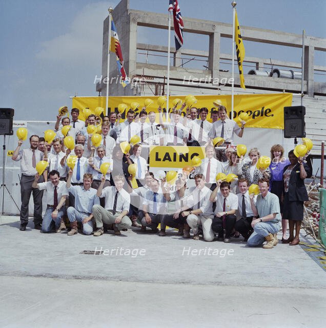 National Indoor Arena, King Edwards Road, Birmingham, 12/07/1990. Creator: John Laing plc.