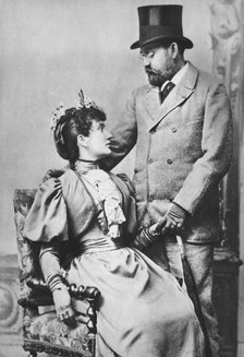 'Emile Zola and Jeanne Rozerat', c1890, (1939). Artist: Pierre Petit.