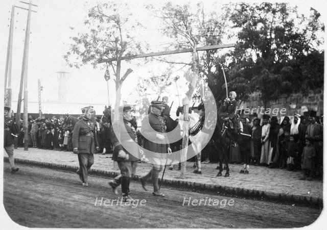 Officers of the French Foreign Legion, Syria, 20th century. Artist: Unknown