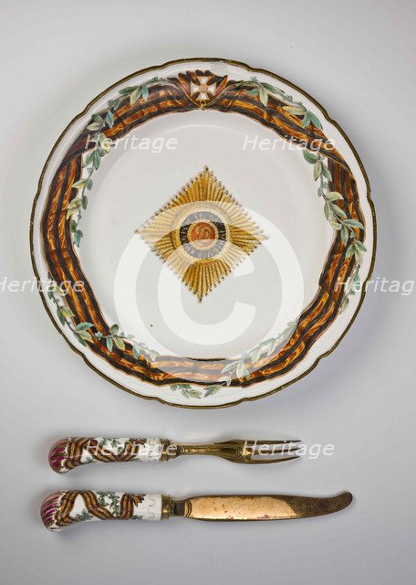 Dinner Plate. From the Service of the Order of Saint George the Victorious (Gardner Porcelain Factor