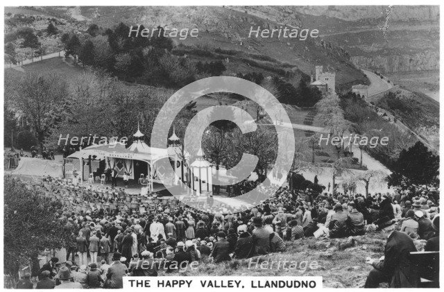 The Happy Valley, Llandudno, 1937. Artist: Unknown