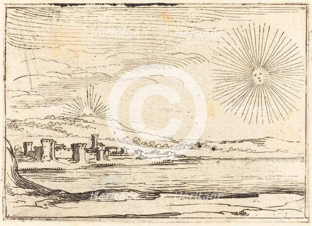 Sun Rising, 1628. Creator: Jacques Callot.