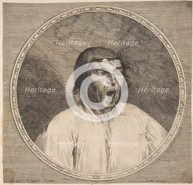 A Peasant Yawning. Creator: Unknown.