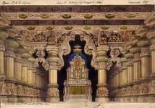 The temple of Indra, Lahore. Stage design for the opera Le roi de Lahore..., 1899. Creator: Ferrario, Carlo (1833-1907).