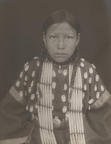 Cheyenne girl, 1910. Creator: Edward Sheriff Curtis.