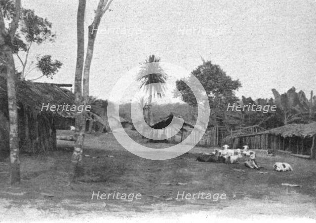 ''Un village pahouin; L'Ouest Africain', 1914. Creator: Unknown.