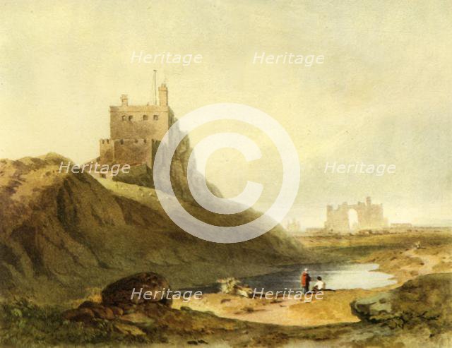 'Holy Island', c1810, (1946).  Creator: John Varley I.