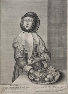 The Four Seasons: Autumn, 1641. Creator: Wenceslaus Hollar (Bohemian, 1607-1677).