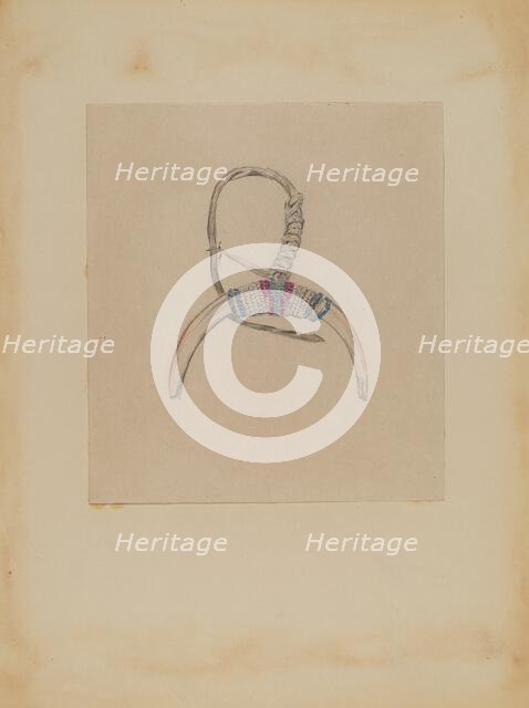 Bone and Beadwork, 1935/1942. Creator: Melita Hofmann.