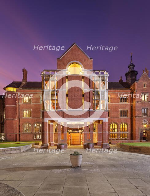 St John's College, Library, Cambridge, Cambridgeshire, 2022. Creator: James O Davies.