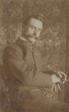 Portrait of Thomas Mann (1875-1955), c.1902. Creator: Anonymous.