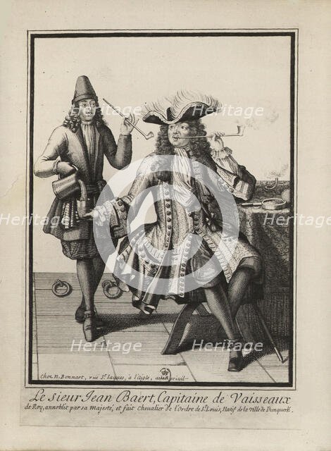 Portrait of Jean Bart (1650-1702). Creator: Anonymous.