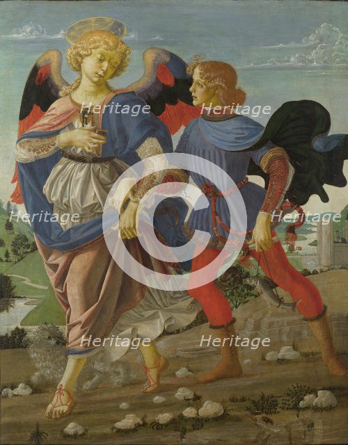 Tobias and the Angel, ca 1470-1475. Creator: Verrocchio, Andrea del (1437-1488).