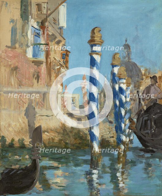 The Grand Canal in Venice, 1874. Creator: Manet, Édouard (1832-1883).