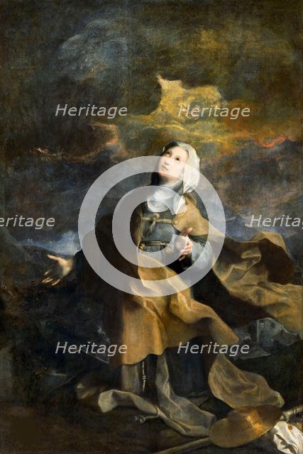 Blessed Michelina of Pesaro, 1606. Creator: Barocci, Federigo (1528-1612).