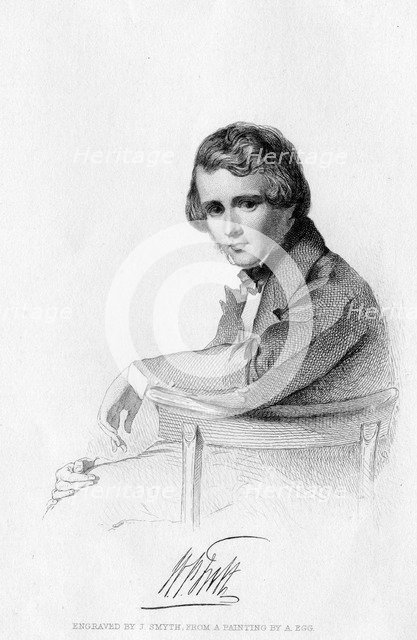 William Powell Frith (1819-1909), English painter, 19th century.Artist: J Smyth