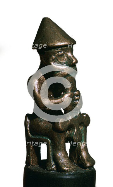 Bronze statuette of Thor, 11th century. Artist: Unknown