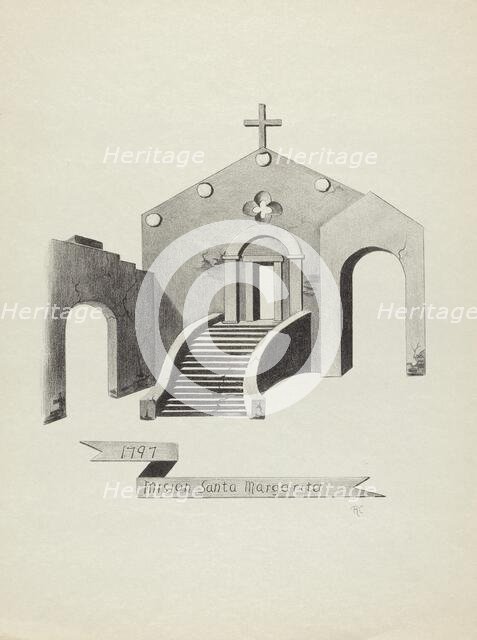 Mision Santa Margarita, 1935/1942. Creator: James Jones.