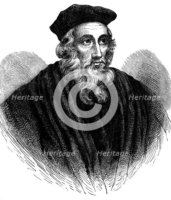 John Wycliffe (1320-1384), English theologian.