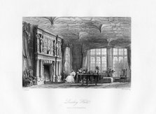 The drawing-room, Loseley Hall, Guildford, 19th century.Artist: MJ Starling