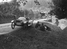 Enjoying a roadside picnic, GWK open 2-seater, c1920s. Artist: Bill Brunell.