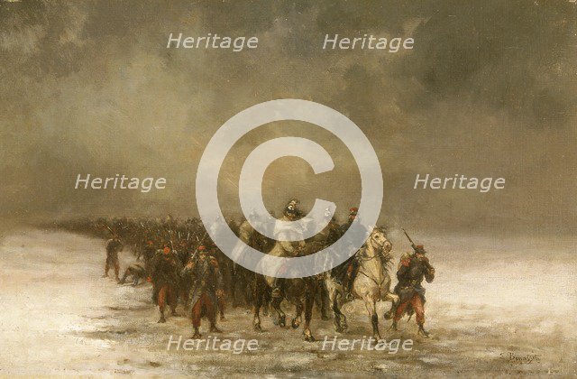 'The Retreat', c1871. Artist: Louis Eugene Benassit