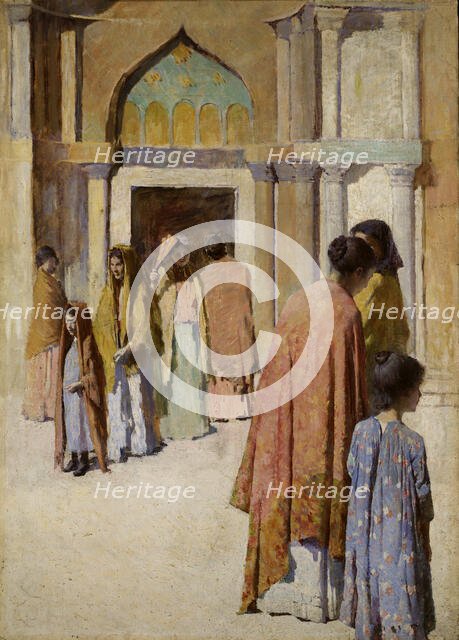 Femmes pres des Escaliers no. I, n.d. Creator: Frank Edwin Scott.