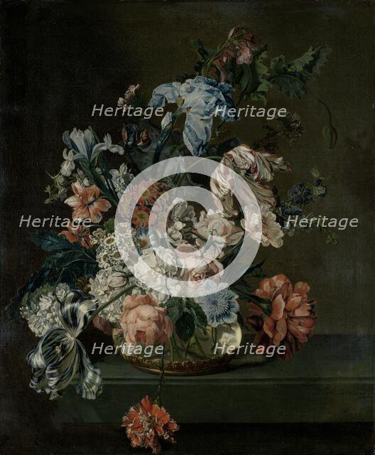 Still Life with Flowers, 1762. Creator: Cornelia van der Mijn.
