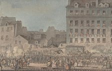 Louis XVI Entering Paris, October 6, 1789, 1789. Creator: Jacques Francois Joseph Swebach.