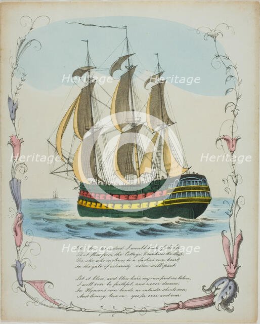 Oh! Tis True Indeed I would Taste of the Lip (valentine), n.d. Creator: Unknown.