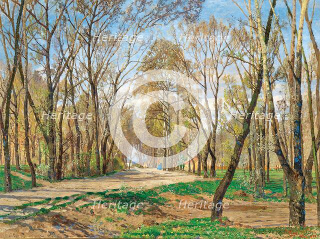 Spring, From the Vienna Prater. Creator: Blau, Tina (1845-1916).