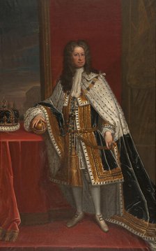 George I, 1660-1727, King of England, Elector of Hanover, late 17th-early 18th century. Creator: School of Godfrey Kneller.
