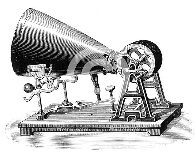 Mid-19th century Phonautograph, c1880. Artist: Unknown