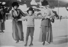 Mrs. Asquith and children at Murren, between c1910 and c1915. Creator: Bain News Service.