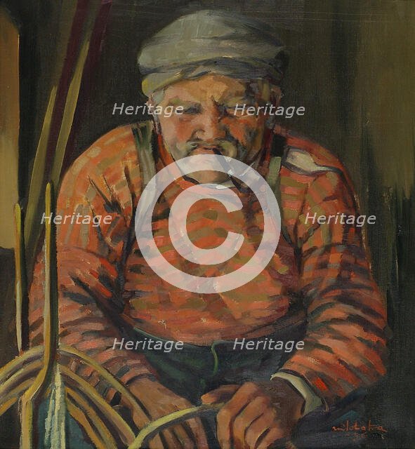 Fisherman from Åland, 1936. Creator: Niilo Latva.